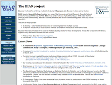 Tablet Screenshot of bias-project.org.uk